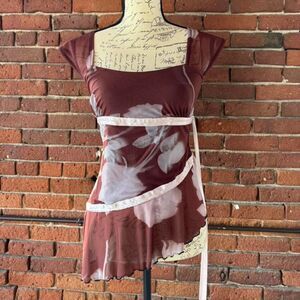 Urban Outfitters Kimchi Blue Blouse Top Whimsy LARGE